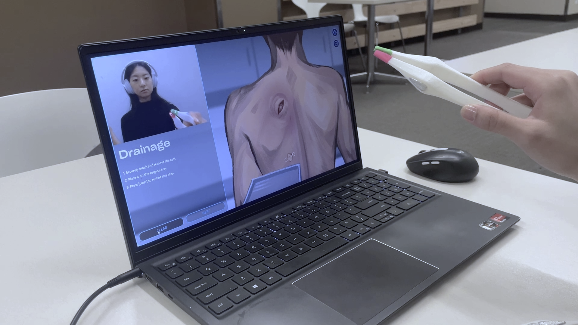 Visician VR controllers in real life