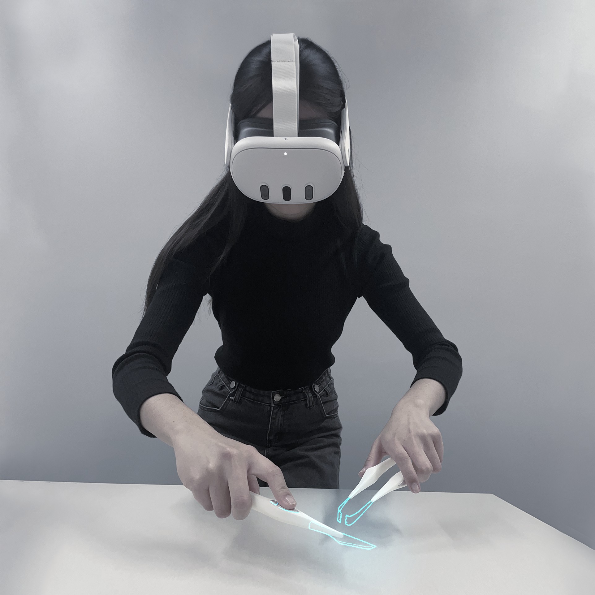 Visician VR controller in use 1